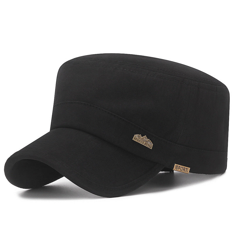 Men's Outdoor Sports All-match Adjustable Sun Hat Black Adjustable