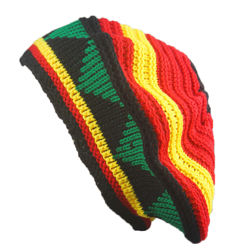 Warm Men's Hat Green Black M