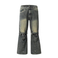 Fashion Washed Skinny Jeans Blue