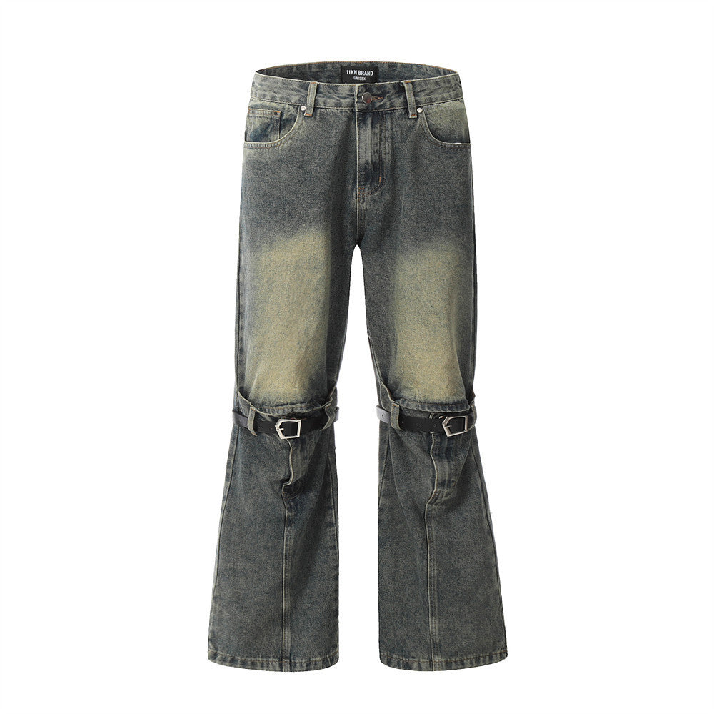 Fashion Washed Skinny Jeans Blue