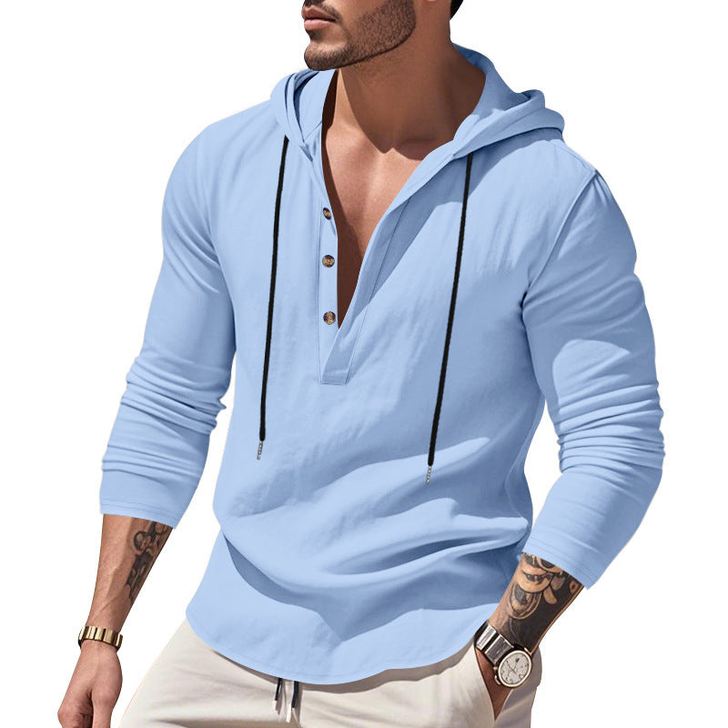 Hooded Casual Loose-fitting Sweater