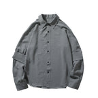Shirt with thin long sleeves