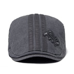 Men's Letter Beret Breathable Sun Hat