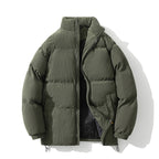 Down Cotton-padded Coat Stand-up Collar Thick Leisure Warm Cotton-padded Outer