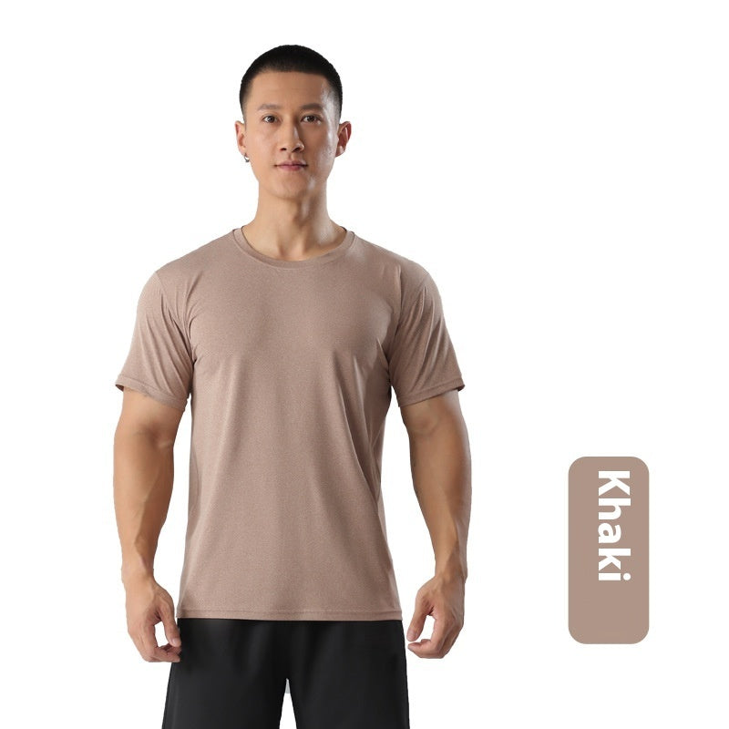 Sports And Leisure Fitness T-shirt Khaki