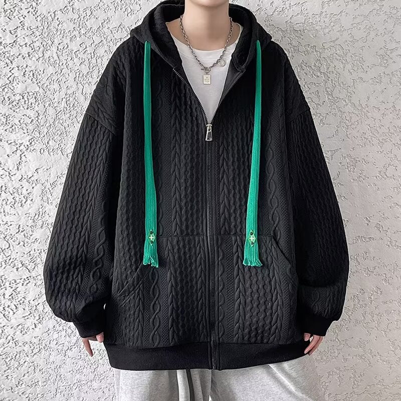 Pure Color Casual Versatile Sweater Black