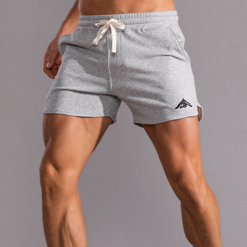 Cotton Sports Shorts Light Gray