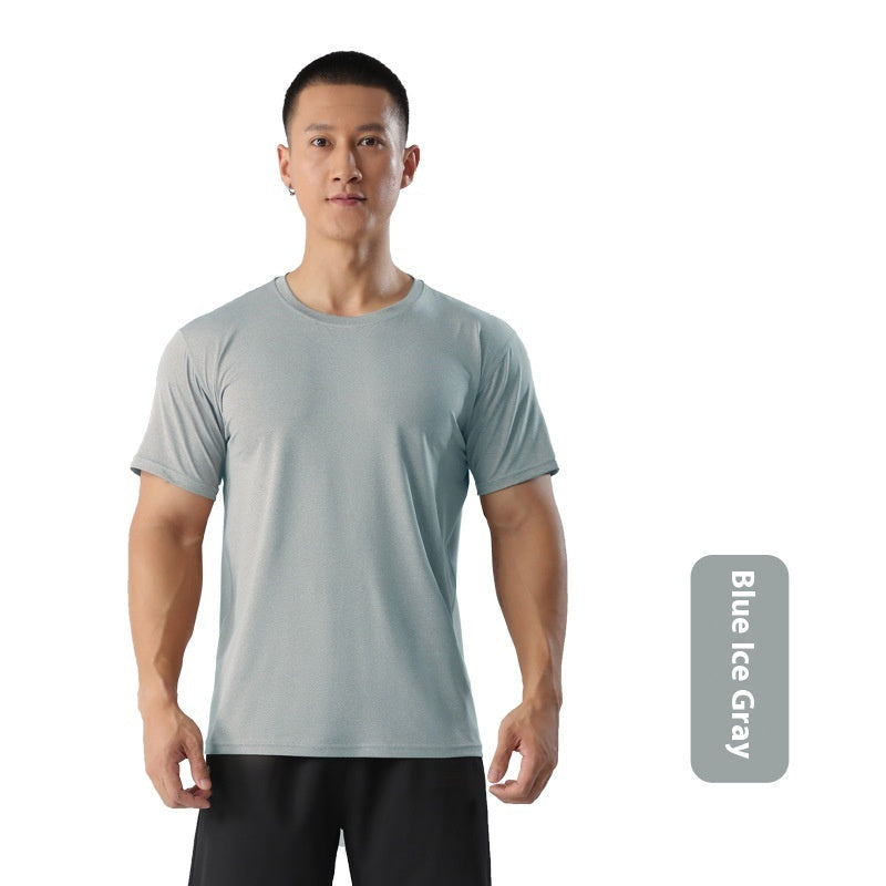 Sports And Leisure Fitness T-shirt Blue Ice Gray