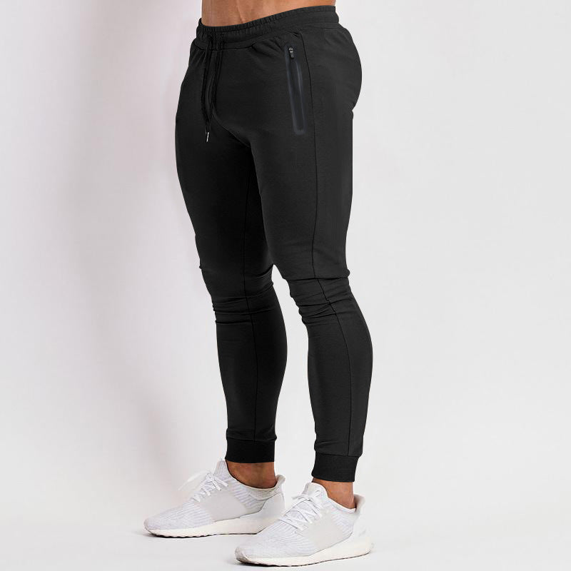 Casual Sports Trousers Fitness Running Pants Black