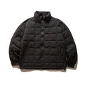 Stand Collar Solid Color Down Jacket Black