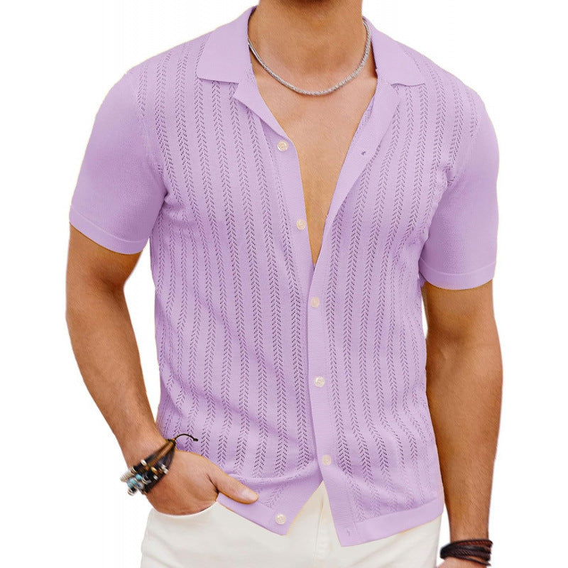 Cool Hollow Shirt Violet