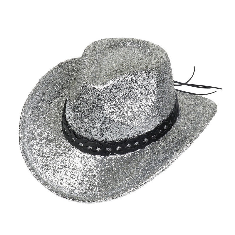 Nightclub Party Hat D Silver M56to58cm