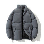 Down Cotton-padded Coat Stand-up Collar Thick Leisure Warm Cotton-padded Outer