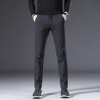 Smart Trousers Stretch Slim Fit 638 Black