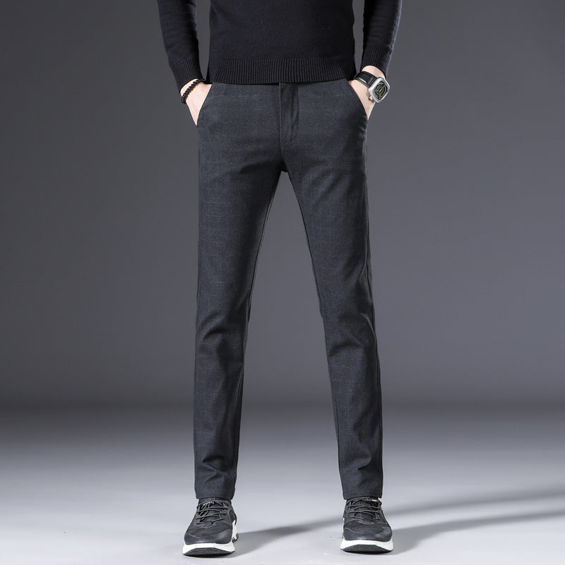 Smart Trousers Stretch Slim Fit 638 Black