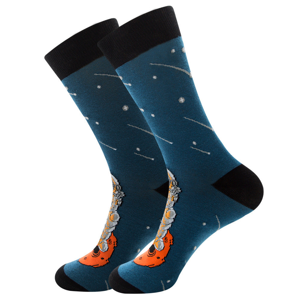Astronaut Men's Socks Think about life 38yards or 45yards