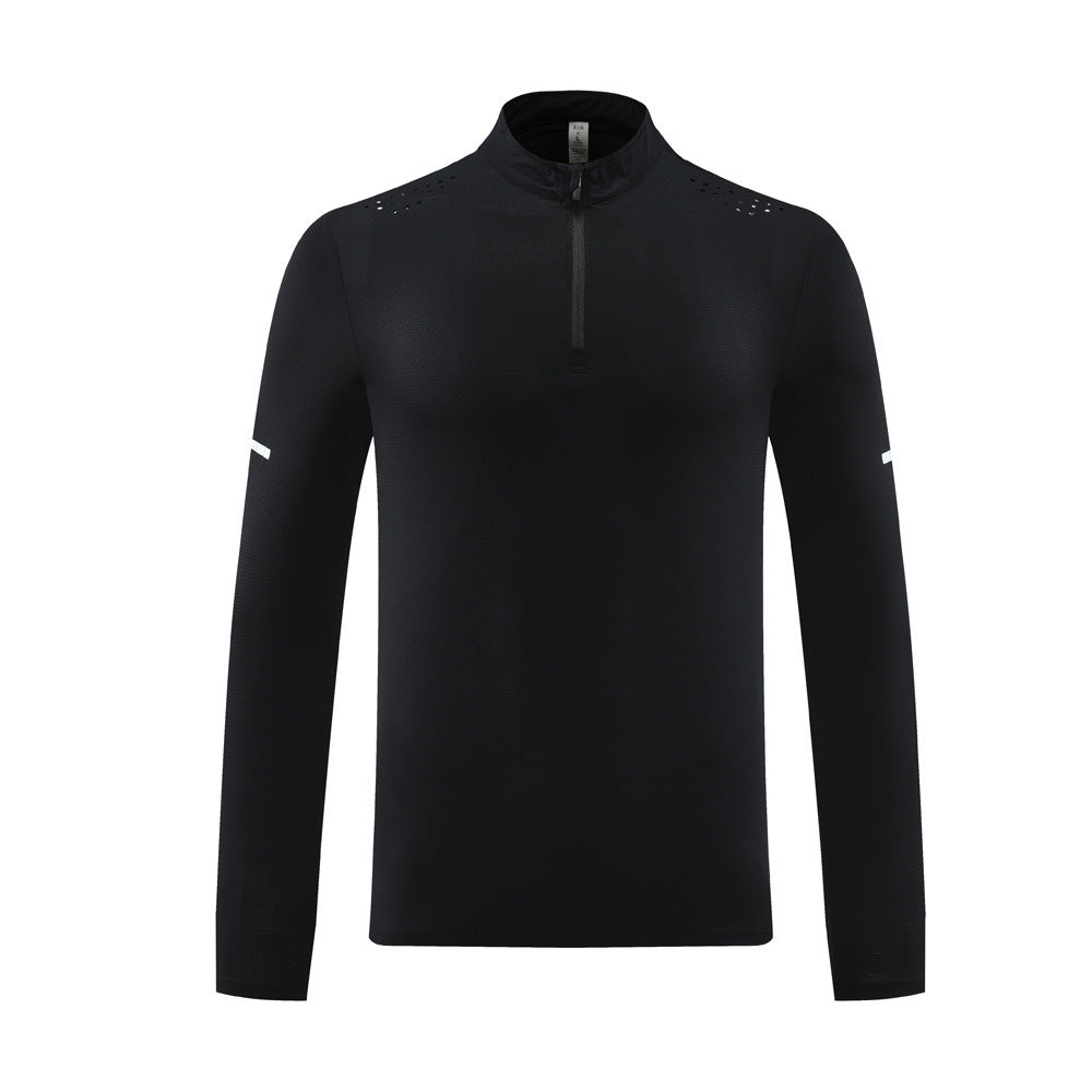 Quick-drying Exercise T-shirt Long Sleeve Black