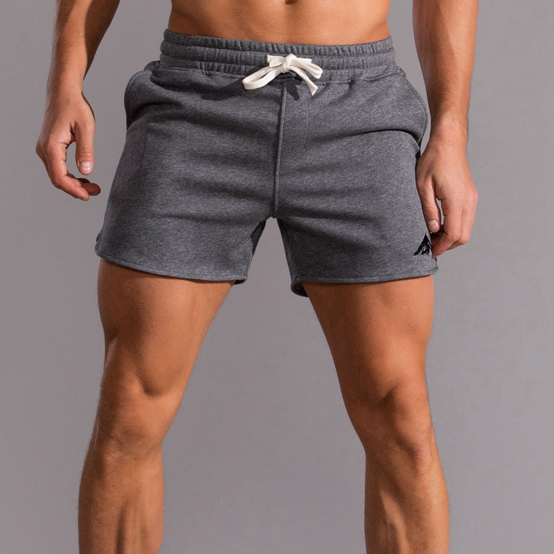 Cotton Sports Shorts Charcoal Gray