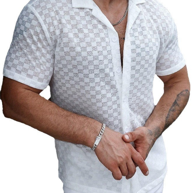 Lace Hollow Comfort Casual Shirt
