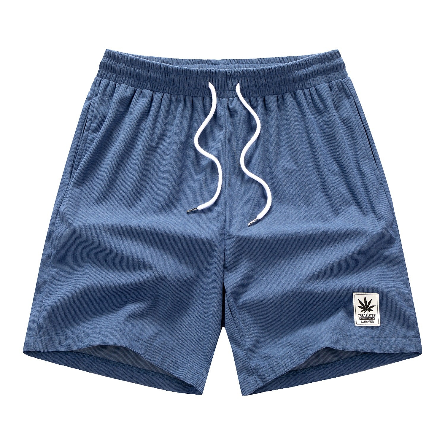 Drawstring Leisure Shorts Blue