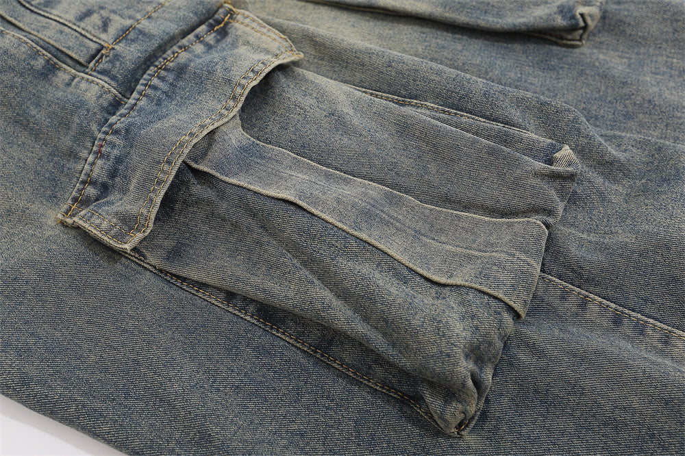 Multi-Pocket Workwear Jeans