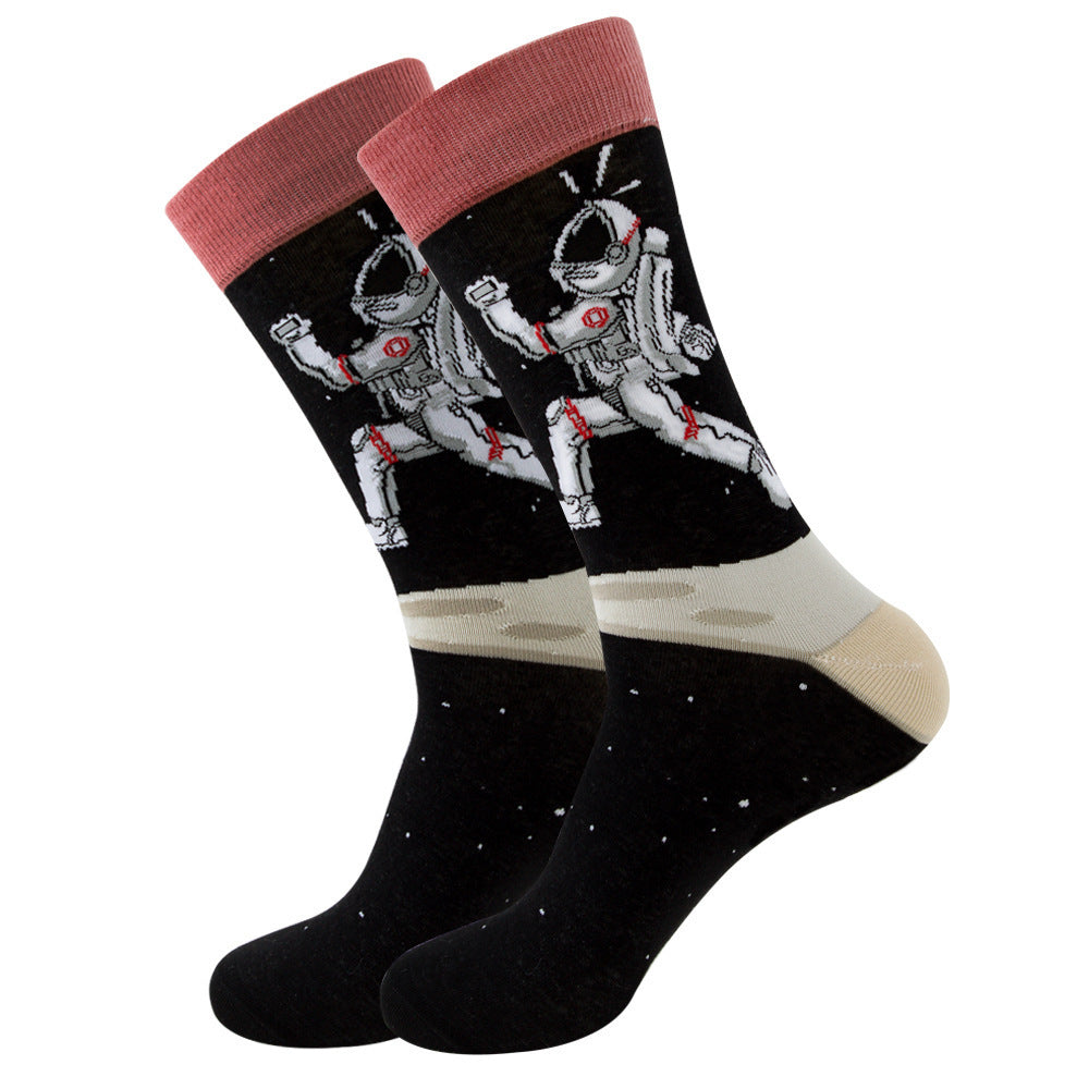 Astronaut Men's Socks Run 38yards or 45yards