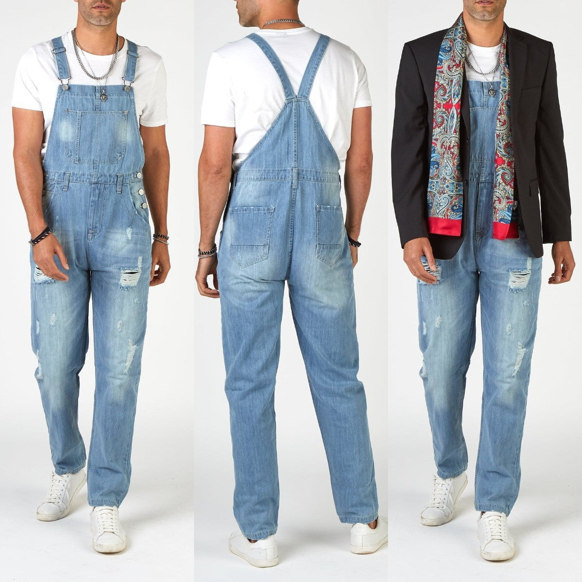 High Waist Men's Jeans