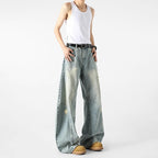High Street Washed Machete Jeans