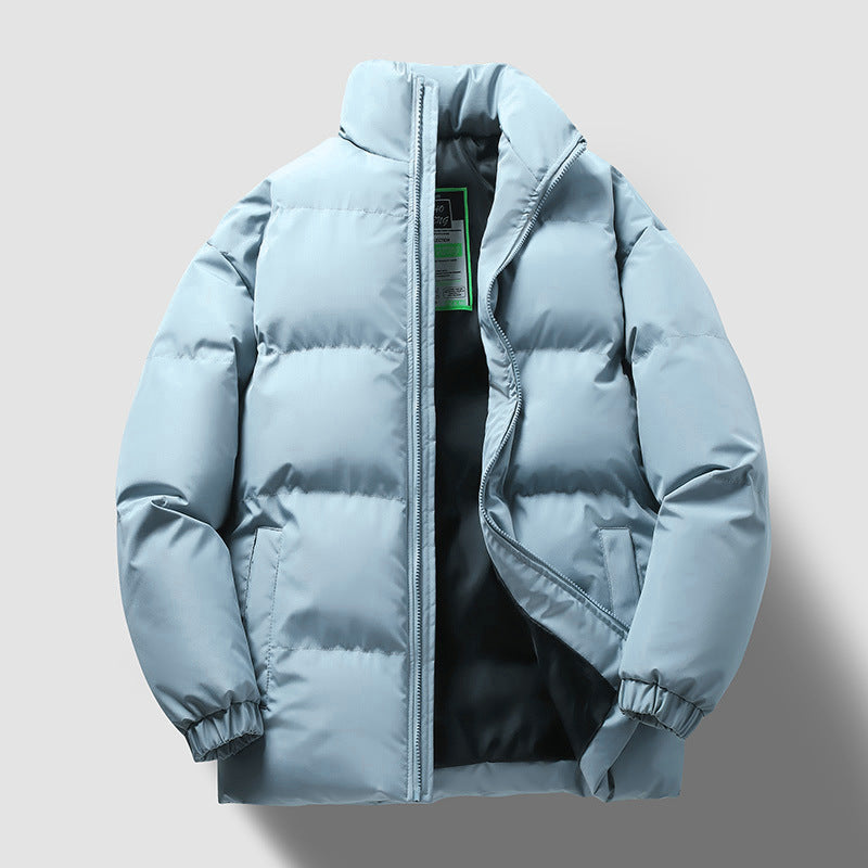 Cotton-padded Coat Thickened Couple Loose Down Jacket