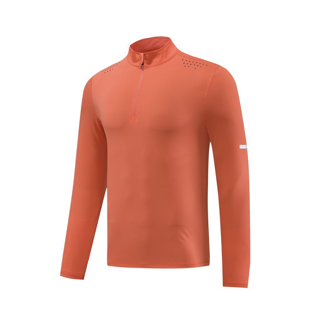 Quick-drying Exercise T-shirt Long Sleeve Orange