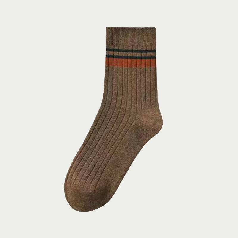 Mid-calf Academic Style Socks