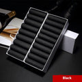Mercerized Cotton Thin Middle Tube Men's Socks Black Average Size