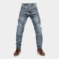 Slim Racing Anti-fall Jeans Blue