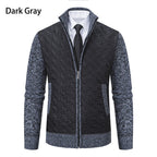 Sweater Jacket Men's Coat Stand-up Collar Slim Fit Casual Fashion Knitwear