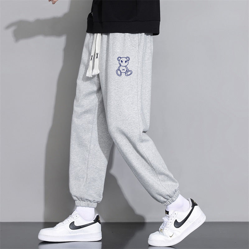 Cropped Casual Loose Pants 901 Spring And Summer Gray