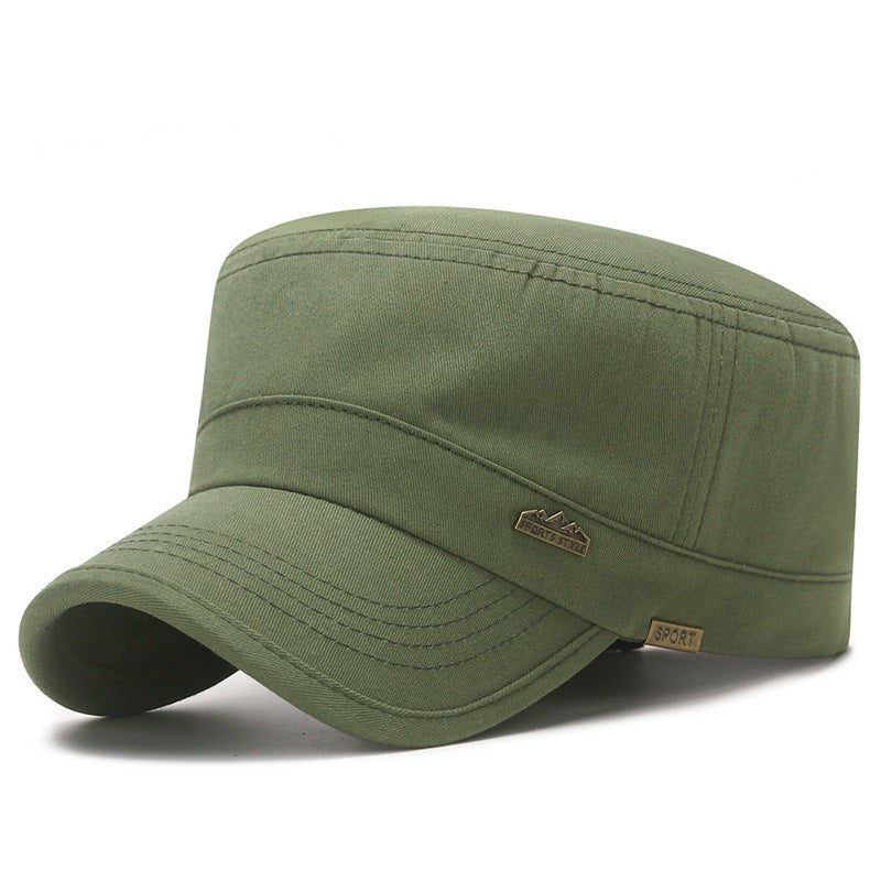 Men's Outdoor Sports All-match Adjustable Sun Hat Army Green Adjustable