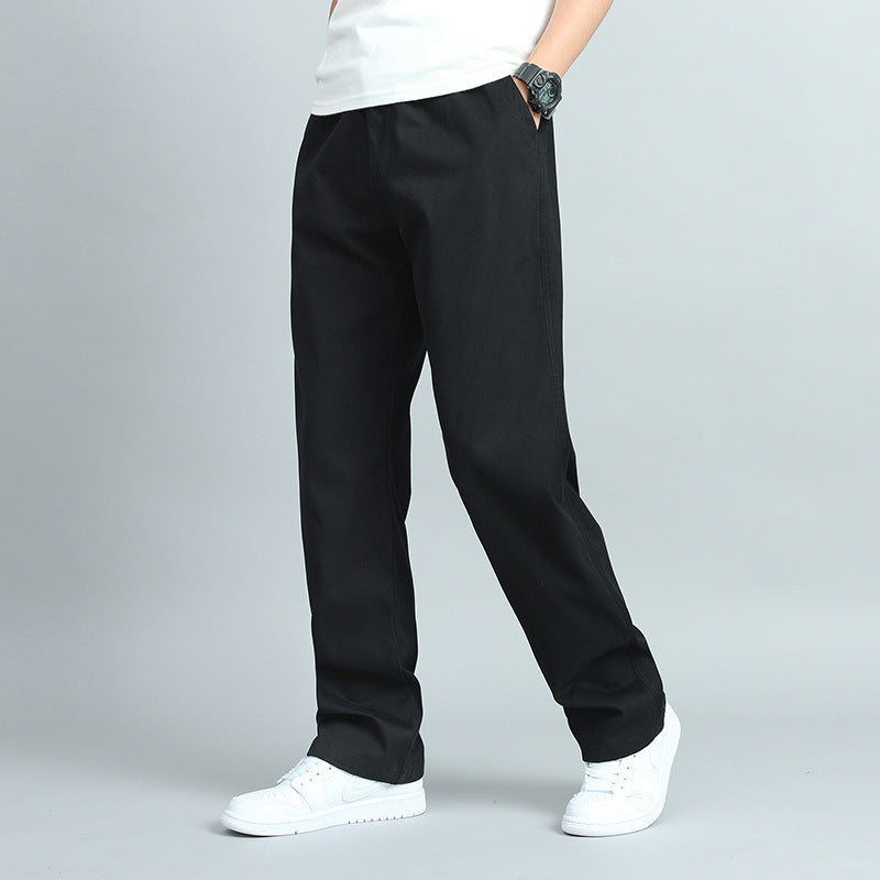 Pure Cotton Track Pants Black