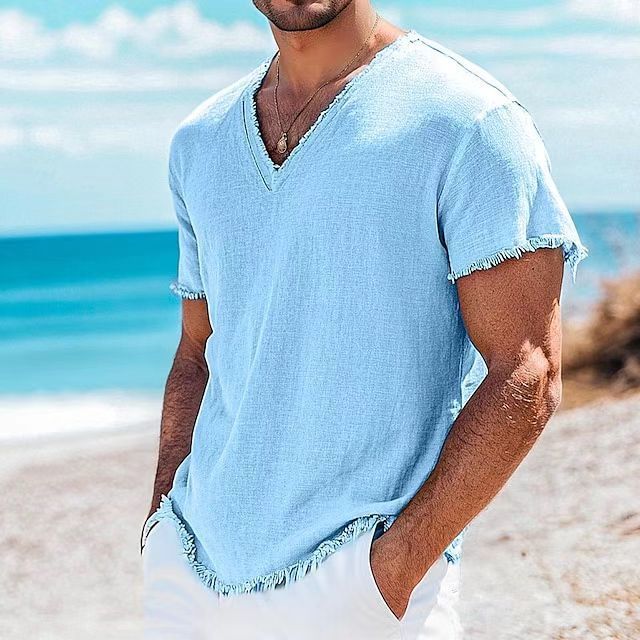 Solid Color Short Sleeve