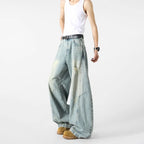High Street Washed Machete Jeans