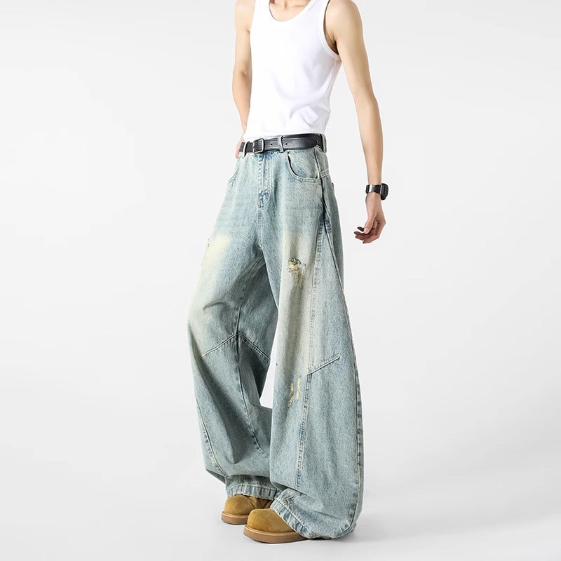 High Street Washed Machete Jeans