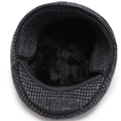 Bailey Cold-proof Plus Velvet Forward Ear Protection Old Man Hat