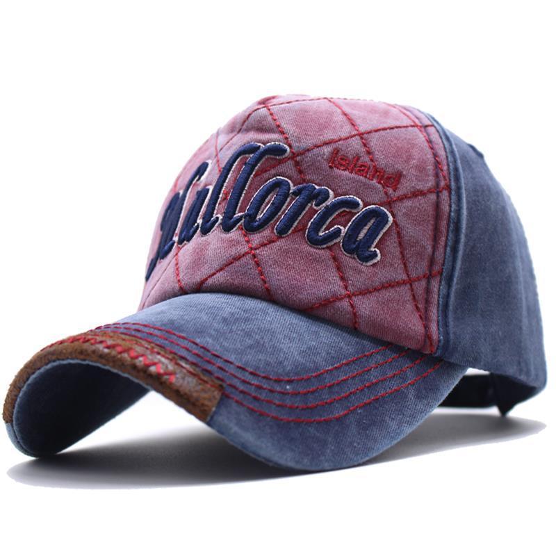 Mallorca Baseball Cap Wine Red adjustable