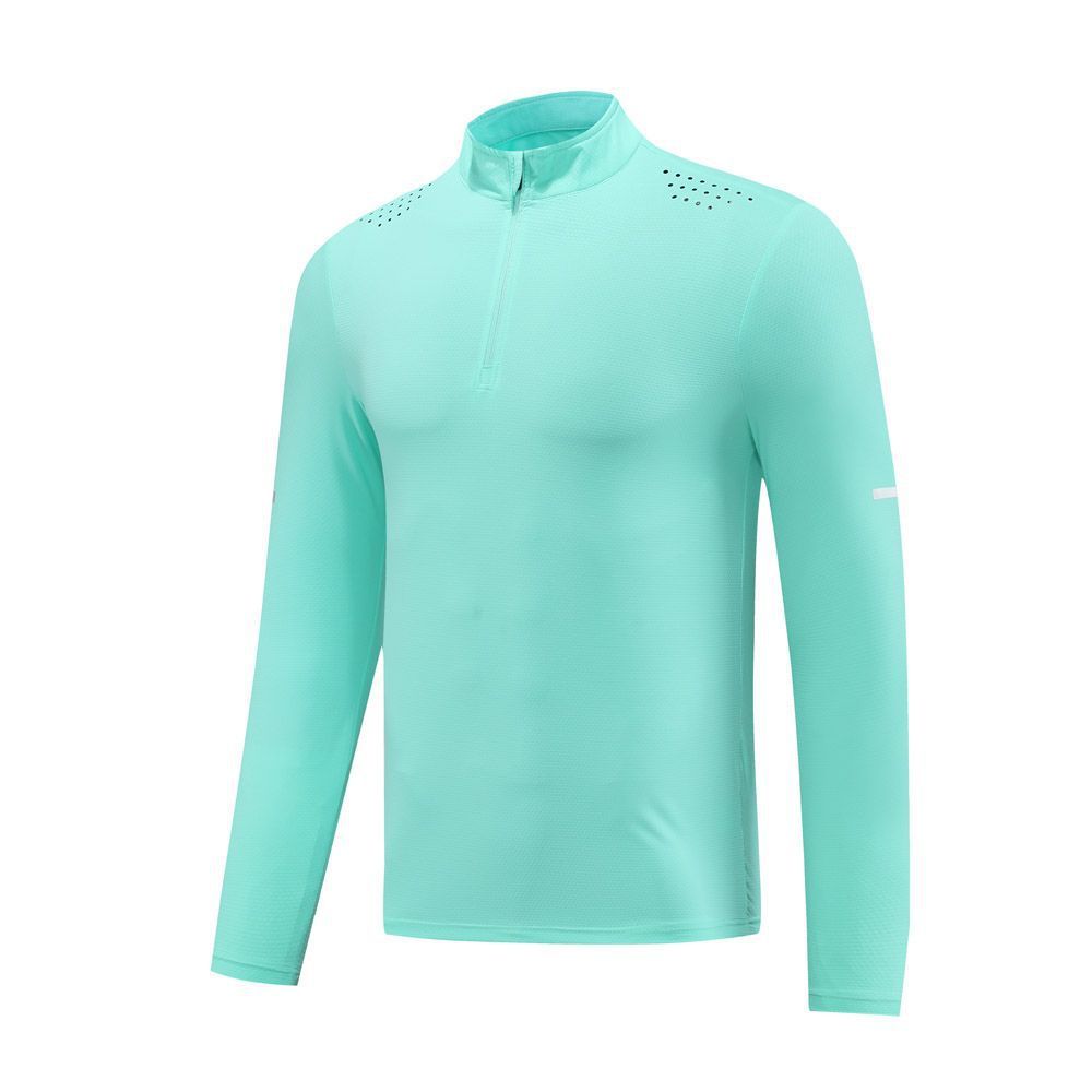 Quick-drying Exercise T-shirt Long Sleeve Light Green