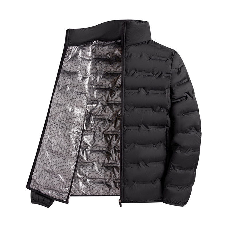 Graphene Material Warm Leisure White Duck Down Jacket Black