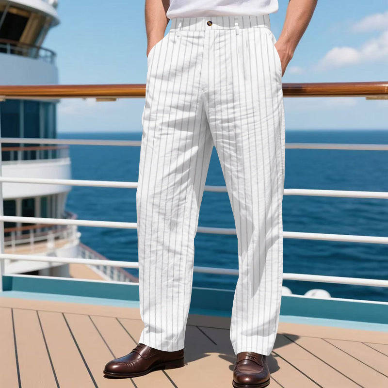 Loose Breathable And Simple Pants White