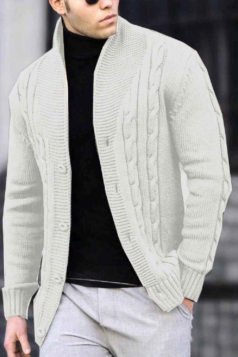 Autumn Sweater Coat White