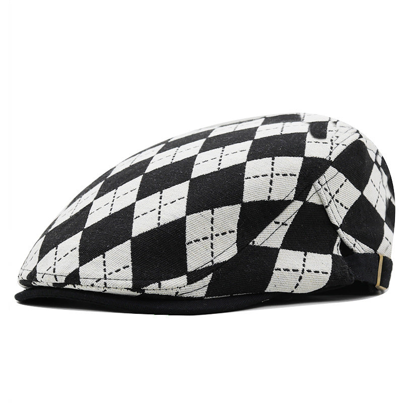 British Casual Hat Black 56to60CM Adjustable