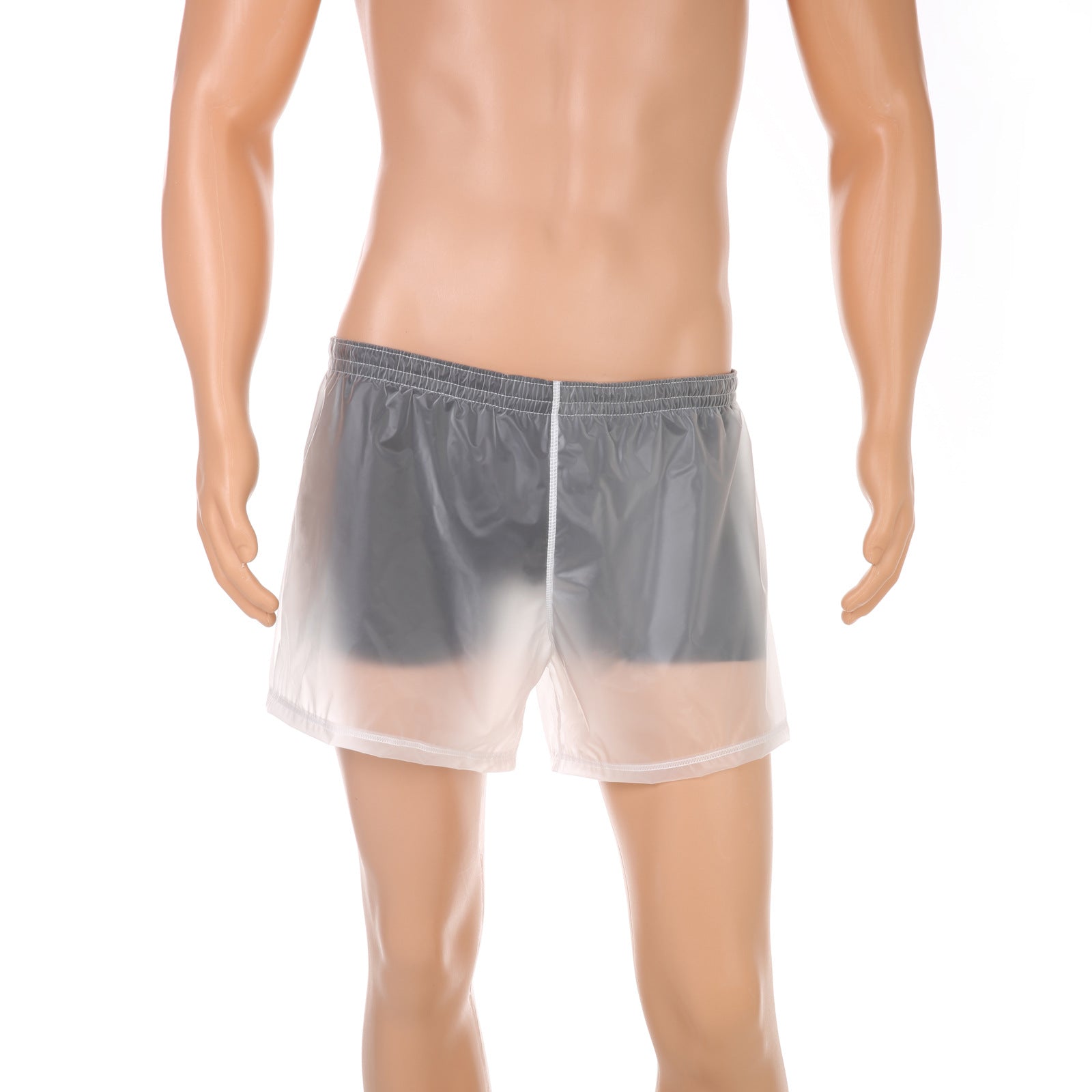 Transparent Shorts Single Layer Black Lining
