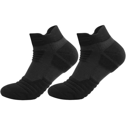 6/12Pairs Breathable Mesh Athletic Terry Socks Cushioned Moisture-managing and Durable Reduces Foot for Running Hiking & Sports