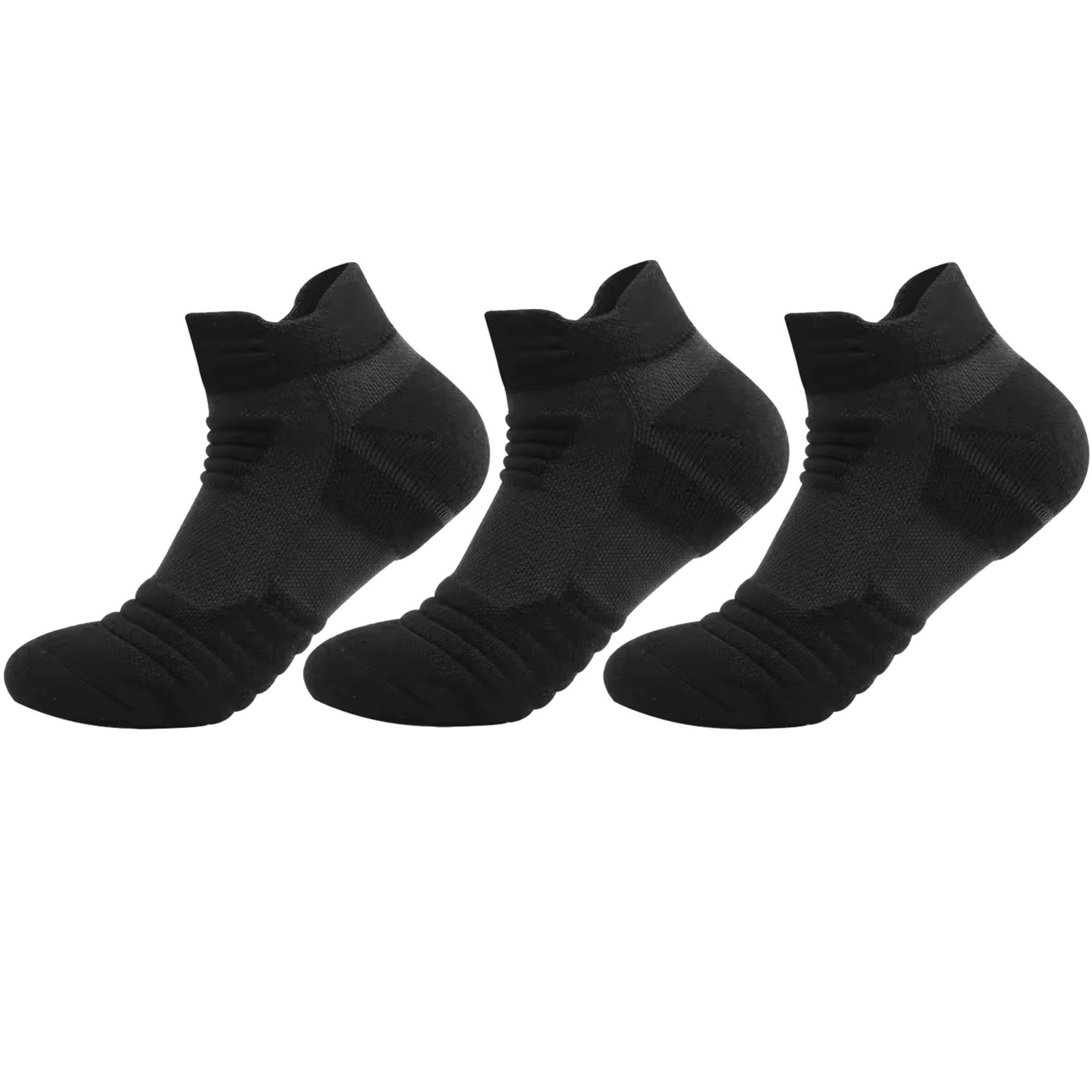 6/12Pairs Breathable Mesh Athletic Terry Socks Cushioned Moisture-managing and Durable Reduces Foot for Running Hiking & Sports